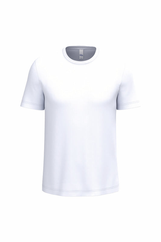 T-shirt unisexe vierge avec option Marquage DTF